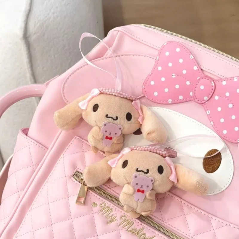 Sanrio cafe Series Mocha bunny Cinnamoroll Plushies toy pendant Soft Stuffed Mocha dog Plush Toy bag Accessories Gift H251217