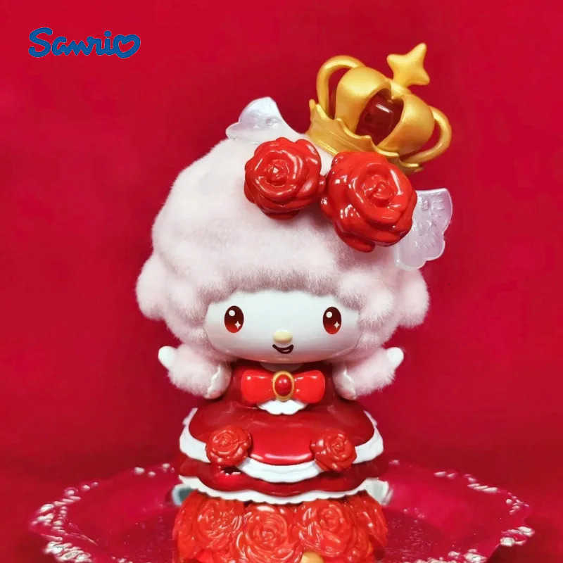 Sanrio Original Characters The Night Of Rose Series Blind Box Hellokitty Mystery Box Kawaii Collectible Desktop Holiday Gift H251217