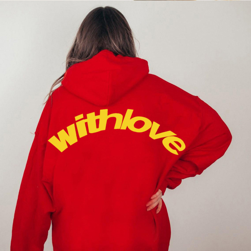 Drop-Shoulder Oversized Couples' Hoodies Men Women Trendy Athletic Casual Pullover Sweatshirts Autumn Winter