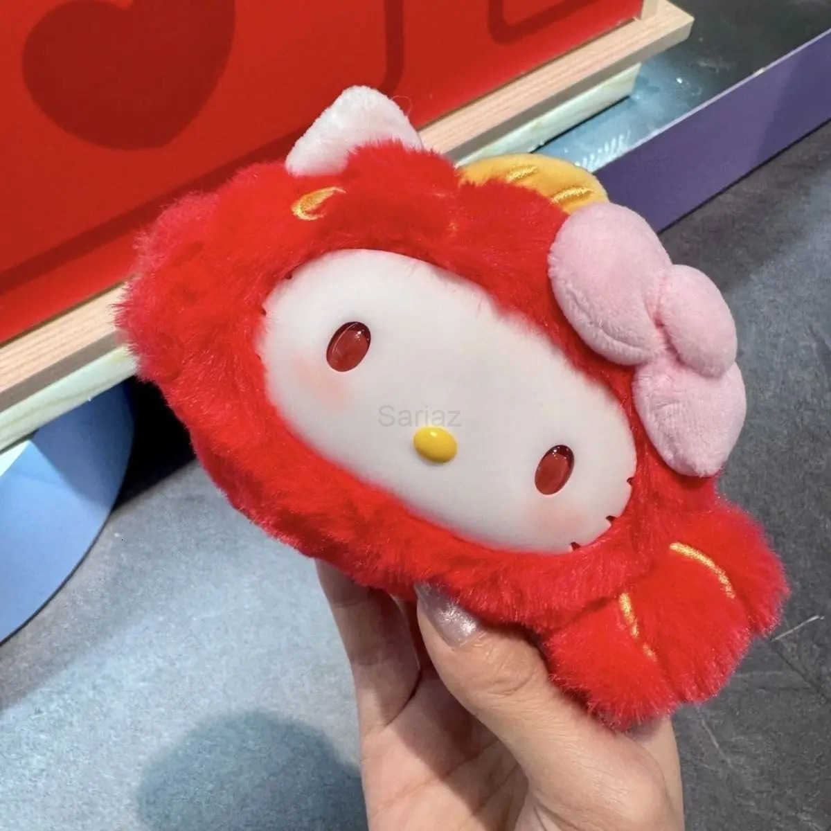 Sanrio New Hello Kitty Lucky Koi Plush Blind Box - Trendy Soft Surprise Doll Viny Face Pendant Relaxing Toys For Christmas Lovely Gift H251217