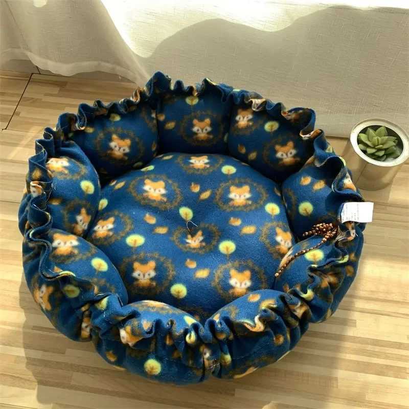 Drawstring Creative Soft Warm Nest Dual-Use Adjustable Pet Bed Nest Bed Pet Cushion For Cats Puppies Pet Supplies M251217