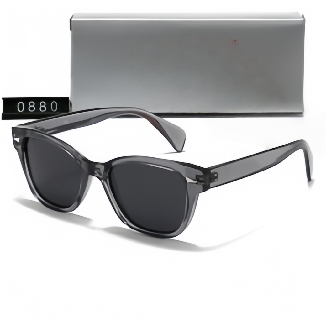 Men Classic Brand Retro women Sunglasses Luxury Designer Eyewear Metal Frame Designers Sun Woman glass lenses With box 0880