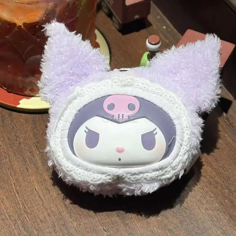 Sanrio Blind Box Family Plush Bear Series Pendant Blind Box Cute Kt Cat Kuromi Melody Plush Pendant Keychain Doll Surprise Gifts H251217