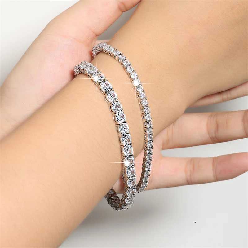 ZAKOL 25/4mm Hip Round Cubic Zirconia Tennis For Women Exquisite Sparkling CrystalFashion Jewelry Pulseras Mujer M251217