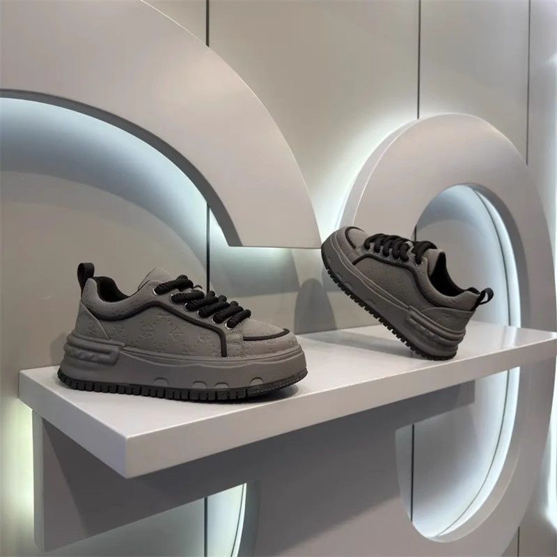 Free shipping designer casual shoe 2026 Men's Breathable Platform Sneakers, Spring Casual Shoes Thick Sole Lightweight Board Shoes