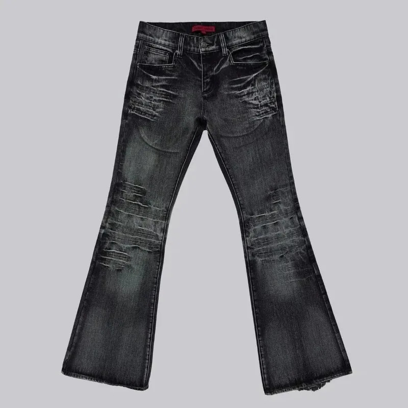 Y2k Vintage Jeans Washed Gradient Harajuku Embroidery Denim Pants 2000s men women Gothic High Street Wear Hip hop Wide Leg 251205