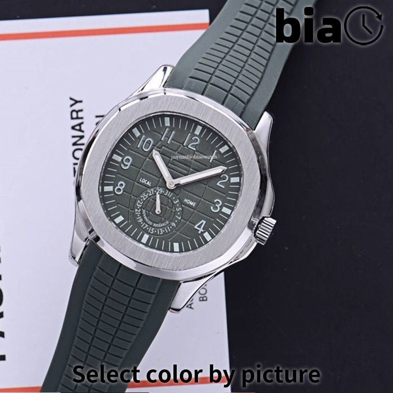 Patekitys Quartz Designer Mens Watch Chronograph Brand High Quality Patekline Philipes Leather Movement Stainless TOP Petek Phillipe Watch With Box 05d2