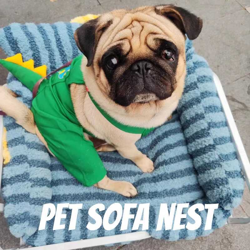 Puppy special sofa kennel winter warm pet Internet celebrity cat nest small dog sleeping mat cushion winter bed M251217