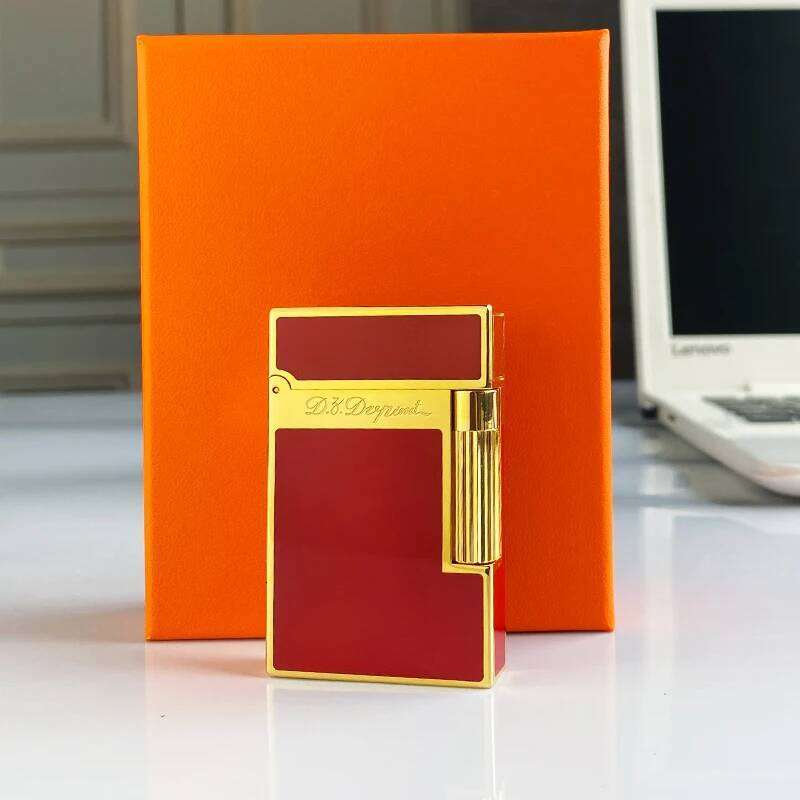 Lighter Retro Sound Bright Brass Shell Windproof Inflatable Anti Slip Side High Quality Lighter