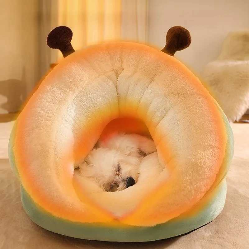Warm Small Dog Kennel Bed Breathable Cute Slippers Shaped Dog Bed Cat Sleep Bag Foldable Washable Pet Small Dog Kennel M251217