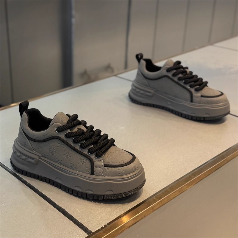 Free shipping designer casual shoe 2026 Men's Breathable Platform Sneakers, Spring Casual Shoes Thick Sole Lightweight Board Shoes