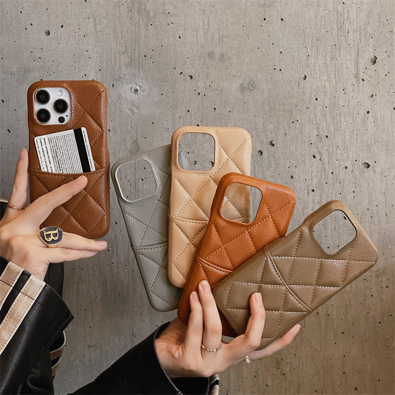 Melard Color Series Small Fragrance Style Compatible with Apple 17 Pro Max Phone Case iPhone 16 Leather Card Slot 15 Cross-Border