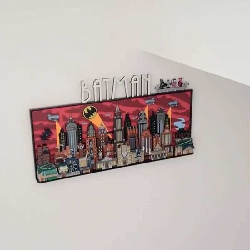 2025 New 76271 The Animated Series Gotham CiTY Building Blocks Toy Advanced Ornamental Wall H Christmas gift X251216