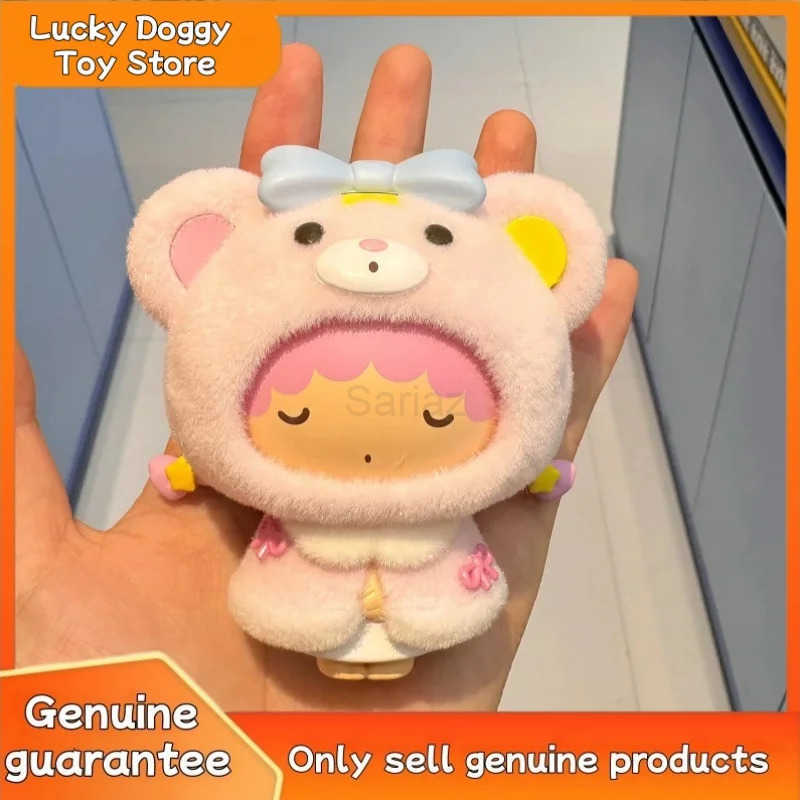 Sanrio NEW Original Little Cape Series Blind Box Kuromi Kt Flocked Keychain Face Changing Fashion Toy Bag Charm Cute Christmas Gift H251217