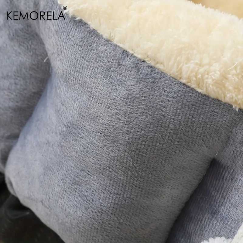 KEMORELA Extra High Side Winter Round Cat Bed Machine Washable with Soft Cushions and Non-Slip Bottom for Cat and Small Dog M251217