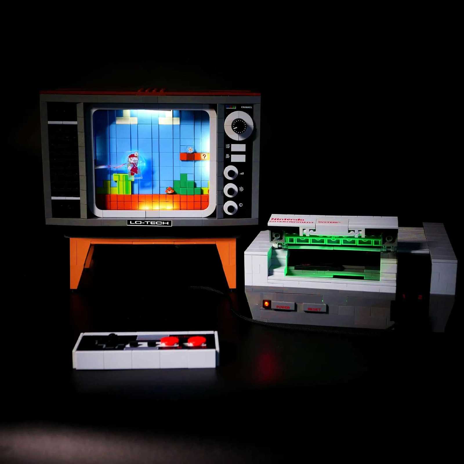 71374 Ideas Super NES TV Game Console Model Moc Modular Building Blocks Bricks Action Figures Educational Children Toy 2646pcs X251216