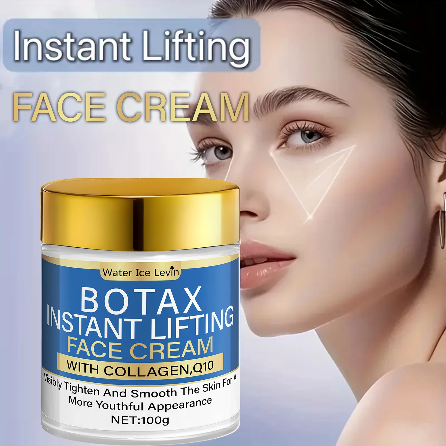 Anti Aging Face Cream 11 Pack 100g with Collagen Q10 Ceramide Vitamin C Instant Lifting Moisturizes Wrinkles 251216