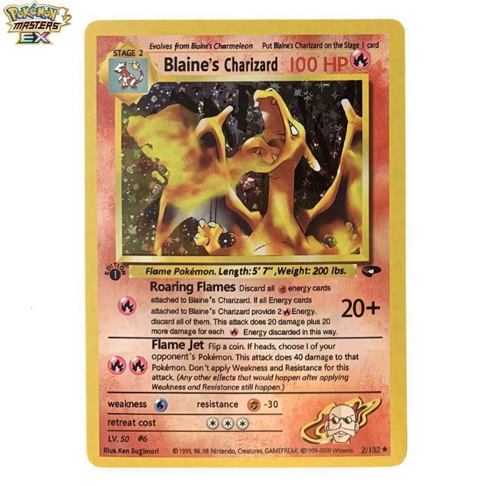 Pokmon Card MEGA Card EX Pokmon Pet Little Flash Card PTCG English Charizard Card L2512172DQG