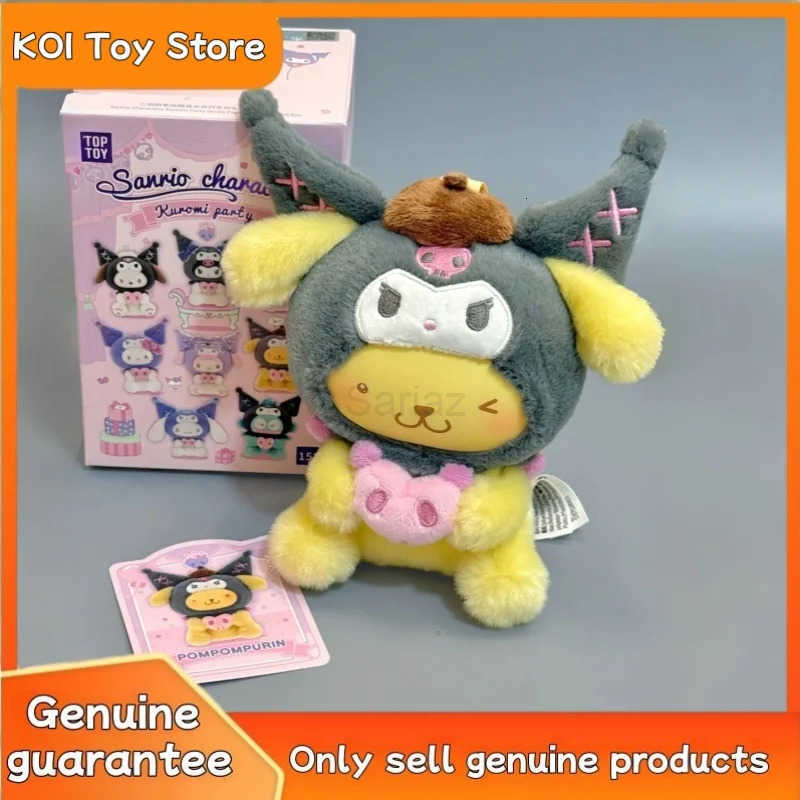 Sanrio New Original Kuromi Party Series Blind Box Cute Vinyl Plush Pendant Decoration Figurine Mystery Birthday Surprise Gift H251217