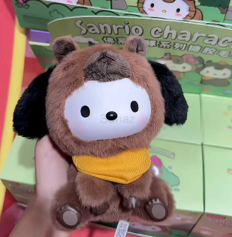 Sanrio Kuromi Kity My Melody Zen Capybara Series Plush Vinyl Blind Box Model Figurine Gift for girls H251217