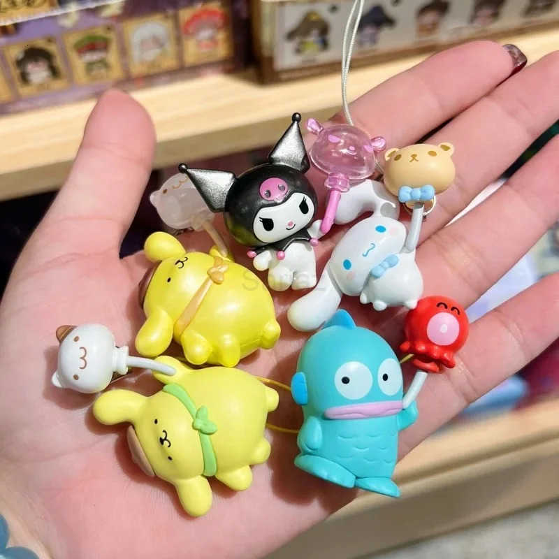 Sanrio Balloon Travel Note Cute Bean Blind Box Hellokitty Ornament Pochacco Backpack Pendant ChildrenS Toy Birthday Gift H251217