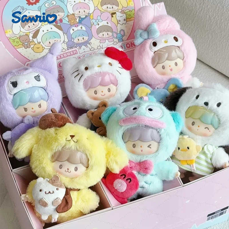 Sanrio Genuine Characters X Zzoton Love-League Buddies Series Blind Box Hello Kitty Vinyl Kawaii Melody MysteryBox Figure Surprise Gift H251217