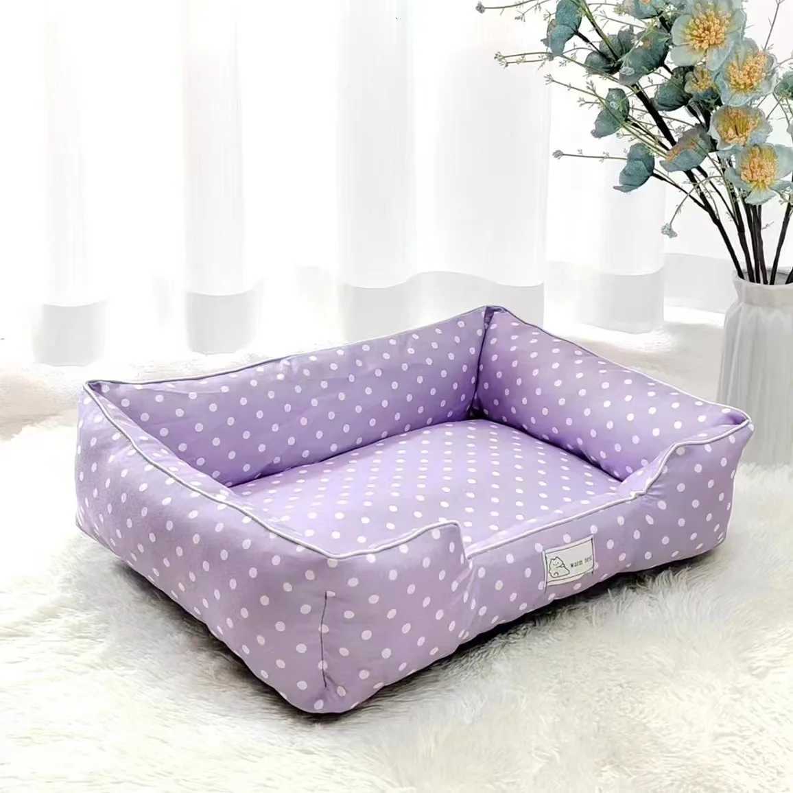 Washable Dog Bed Small Pet House Winter Warm Cat Mat Removable Four Seasons Pet Bed M251217