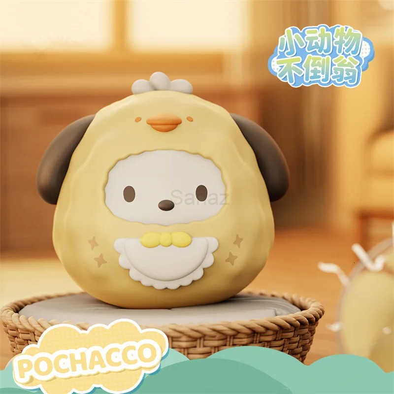 Sanrio Stubborn Pacha Dog Handmade Blind Box Kuromi Jade Gui Dog Cute Doll Desktop Decoration Gift H251217