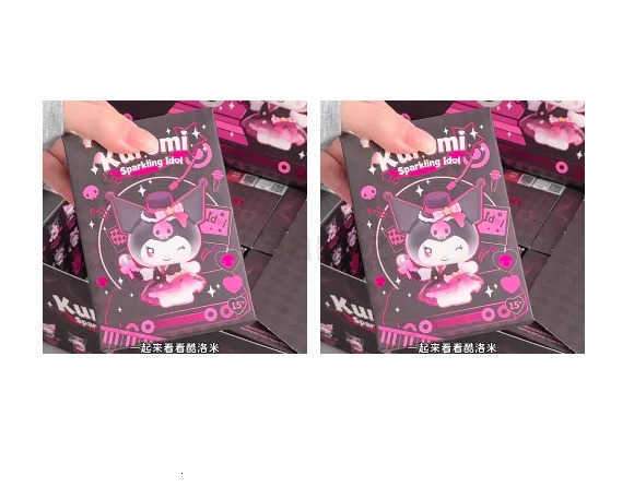 Sanrio Kuromi Sparkling Idol Series BlindBox Cute Anime Figure MysteryBox Kuromi Doll Collect Desktop Decor Surprise Gift Toys H251217