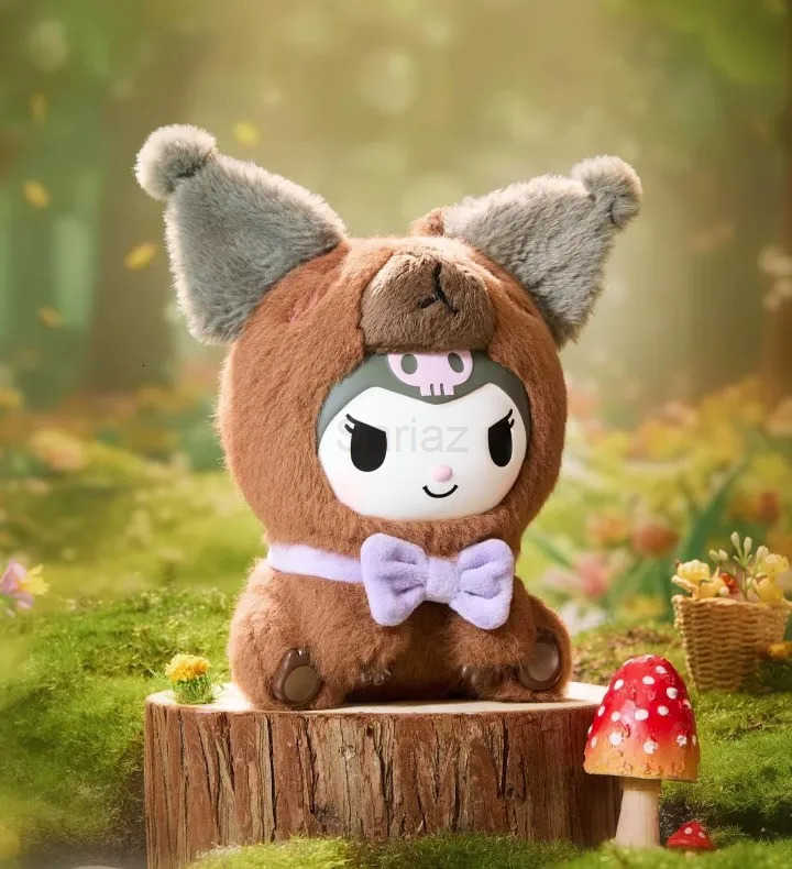 Sanrio New Genuine Hellokitty Bilnd Box Kuromi Buddhist Style Capybara Vinyl Mystery Box My Melody Anime Figure Cinnamoroll Gift Toy H251217