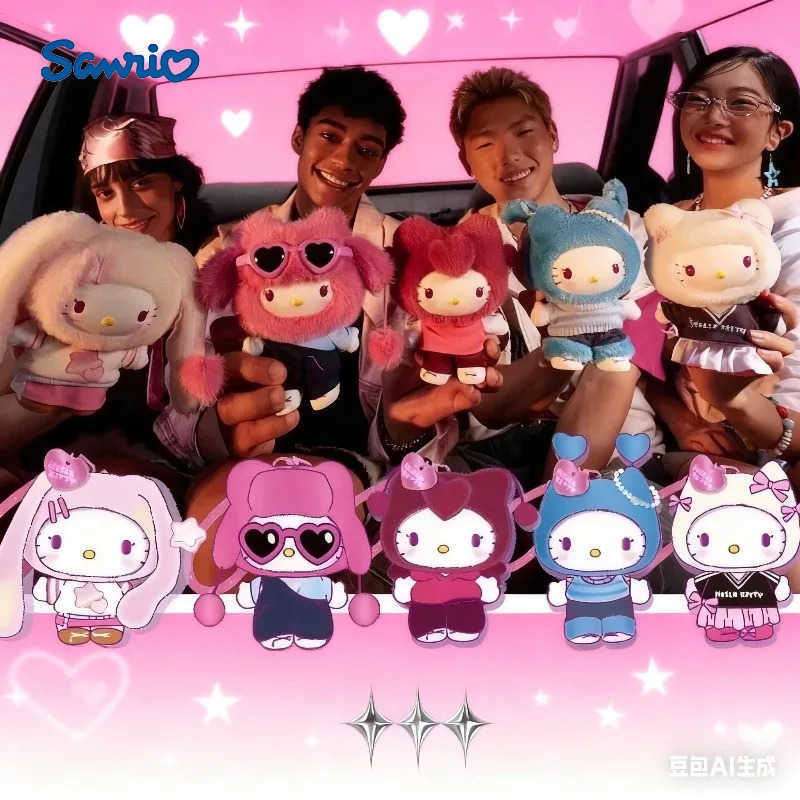 Sanrio Hello Kitty Blind Box Pop Star Series Vinyl Figure Kawaii Animation Pendant Model Desktop Toy H251217