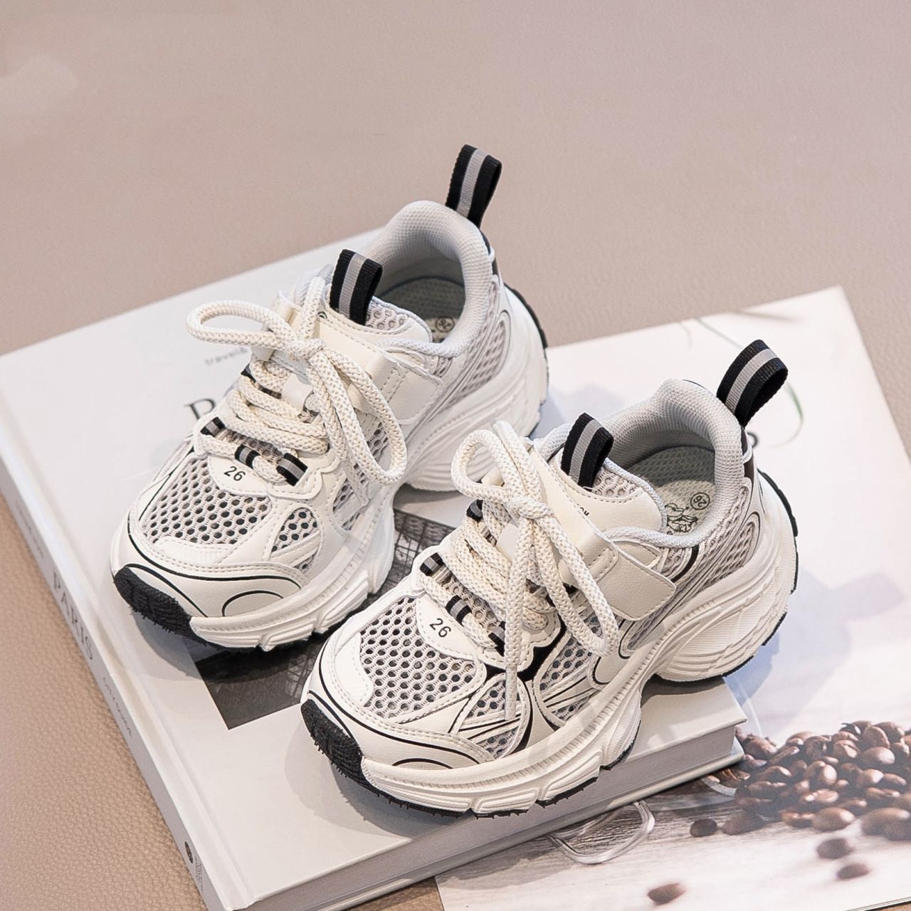 Kids Boys Girls Sneakers Summer Breathable Mesh Toddler Happysteps Children Walking Running Shoes Trainers Sizes US9C-US5Y H0820 H260207 - view 3