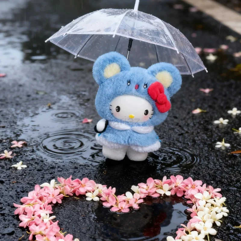 Sanrio Original Little Cape Series Blind Box Kawaii Vinyl Plush Pendant Figure Doll Trendy Toys Mystery Box Girl Christmas Gifts H251217