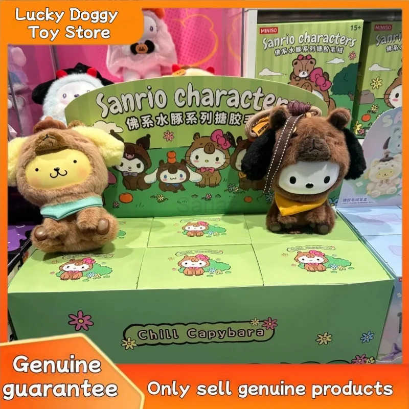 Sanrio New Original Miniso Characters Buddha Series Dolphin Series Vinyl Blind Box Cute Mystery Box Girl Friend Birthday Gifts H251217