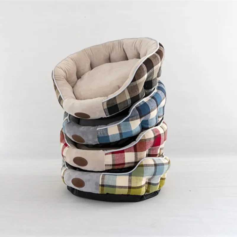 Winter Warm Pet Products Home Cloth Lattice High Back Cats Nest Creative Pets Nest Can Be Disassembled and Washed Dogs Nest M251217