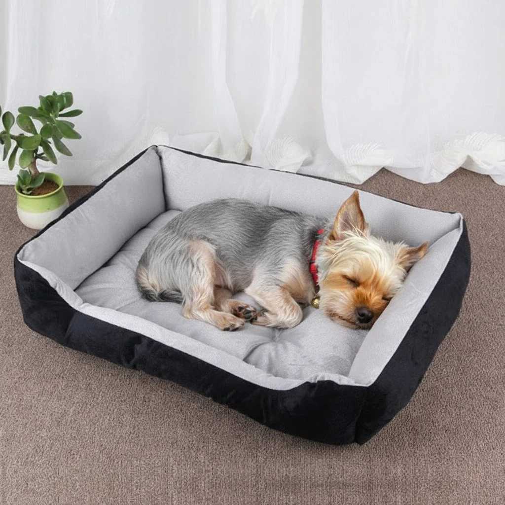 Large Dog Bed Winter Warm Bed for Cats Sofa Dog House Thicken Cat Mat Breathable Basket for Dog Supplies M251217