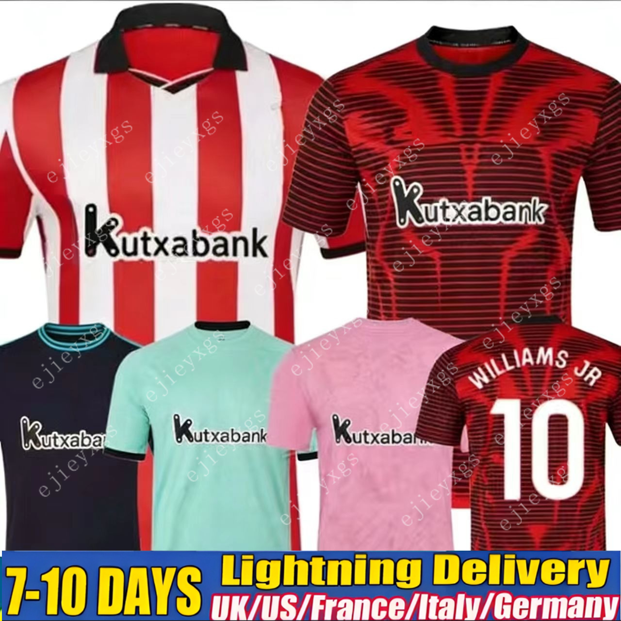25 26 camiseta de Bilbao Soccer Jerseys GURUZETA BERENGUER MUNIAIN Athletic WILLIAMS JR Football shirt GARCIA VILLALIBRE Athletic Bilbao 2025