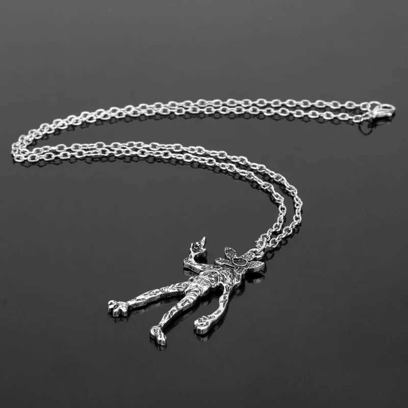 dongsheng New Necklace Demodog Demogorgon Monster Pendant Necklace Cosplay Movie Jewelry for Men Women Gifts G251217