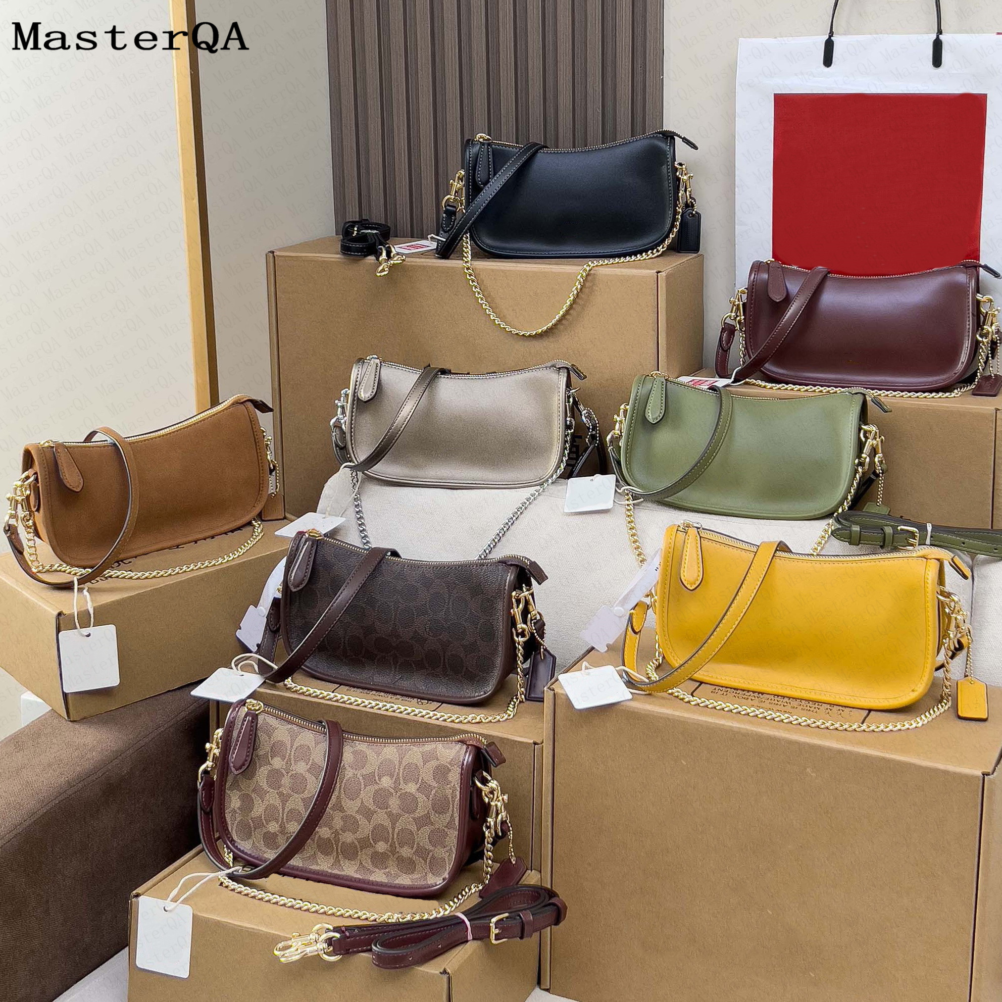10A Swinger 20 Shoulder Bag Nolita 19 HAMPTONS Hobo Half Moon Crossbody Bags Luxury Designer Handbag Womens Classic Letter Print Leather Underarm Purse Chain Clutch