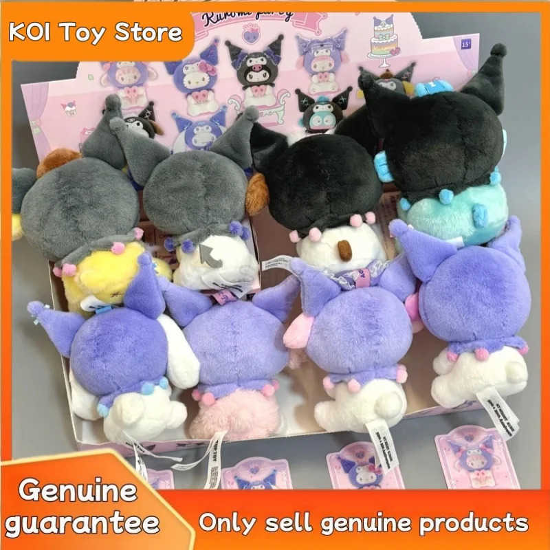 Sanrio New Original Kuromi Party Series Blind Box Cute Vinyl Plush Pendant Decoration Figurine Mystery Birthday Surprise Gift H251217