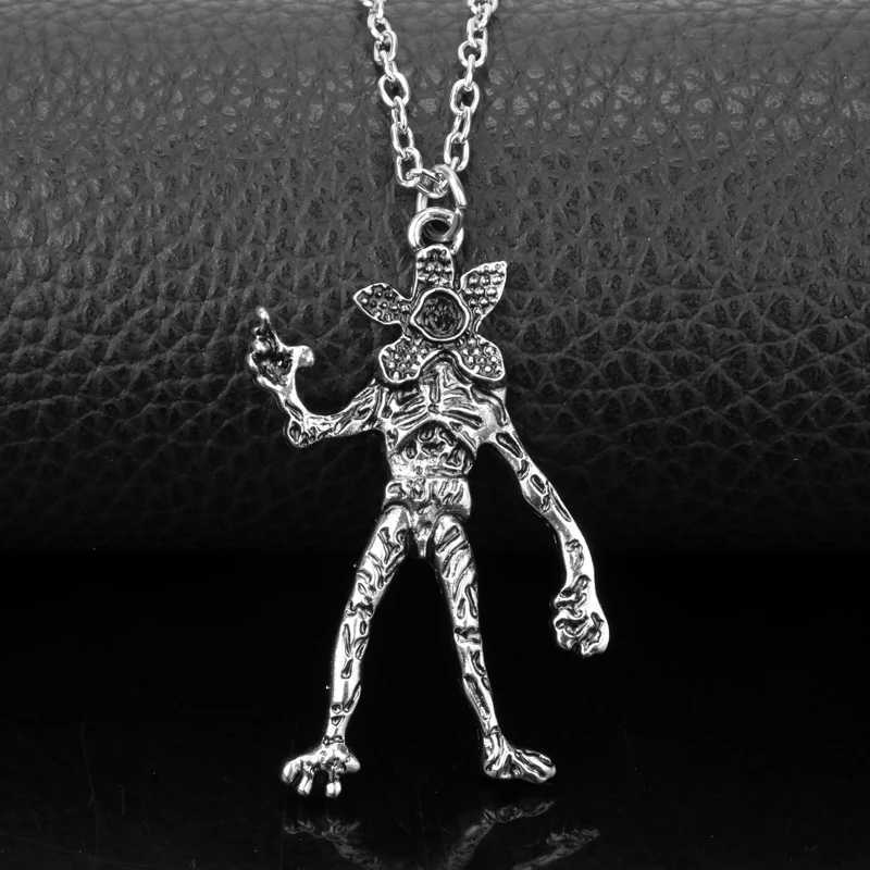 dongsheng New Necklace Demodog Demogorgon Monster Pendant Necklace Cosplay Movie Jewelry for Men Women Gifts G251217