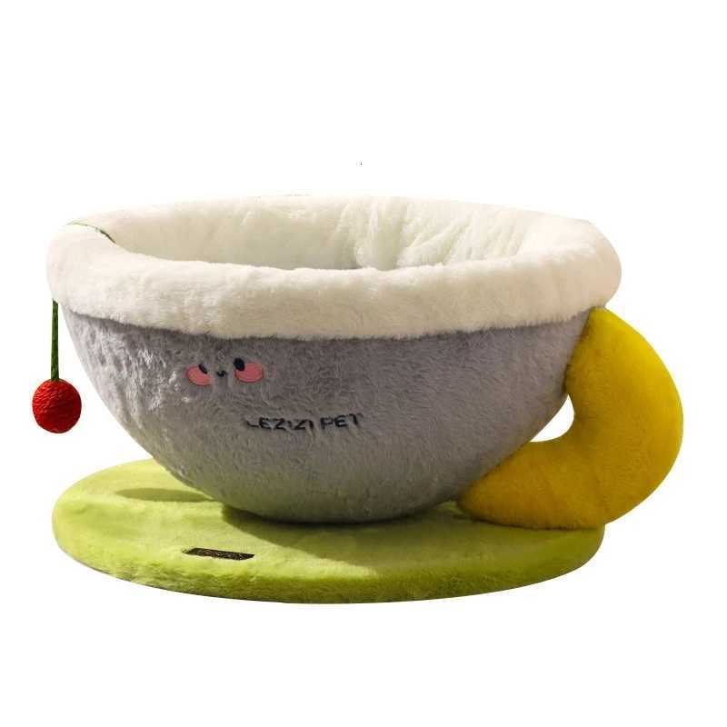 Cat Bed Winter Warm Washable Half Enclosed Cozy Nest Sleeping Pad For Kittens And Small Dogs Home Living Room Christmas Gift M251217
