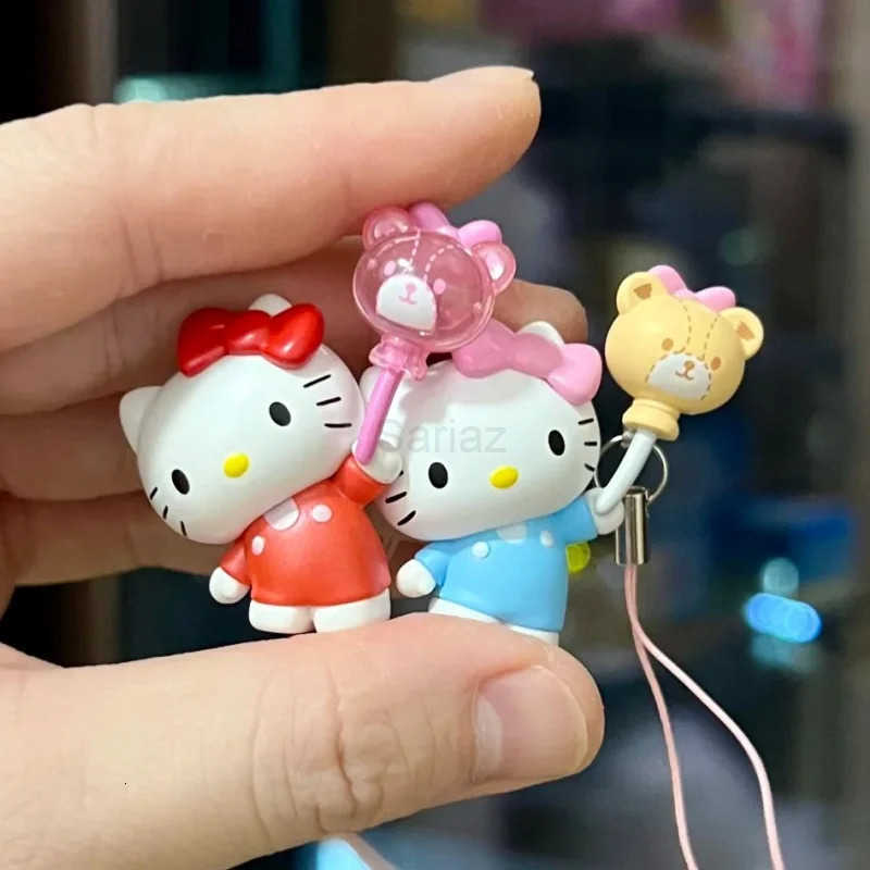 Sanrio Genuine Balloon Journey Series Blind Box Kuromi Hello Kitty Cinnamon Blind Box Cute Toy Action Figures Collection Gift H251217