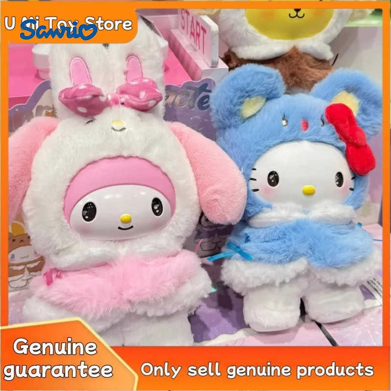 Sanrio New Genuine Little Cape Series Blind Box Cute Vinyl Plush Pendant Decoration Trendy Play Mystery Box Christmas Gift Ornament H251217