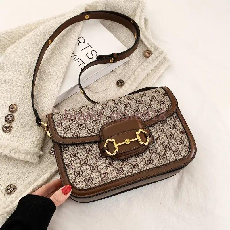 Free shipping 2026 new designer fashionable commuting printed small square womens high-quality crossbody shoulder bag