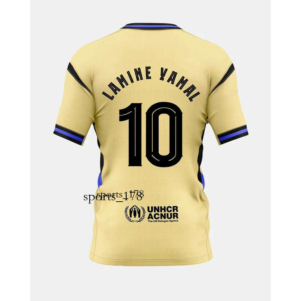 25 26 LAMIN E YAM AL Soccer Jerseys 2025 2026Barcelone PEDRI Football Jersey Fan Player BarcelonaTracksuit RAPHINHA LEWANDOWSKI Home away Men Kids kit uniforms UK1