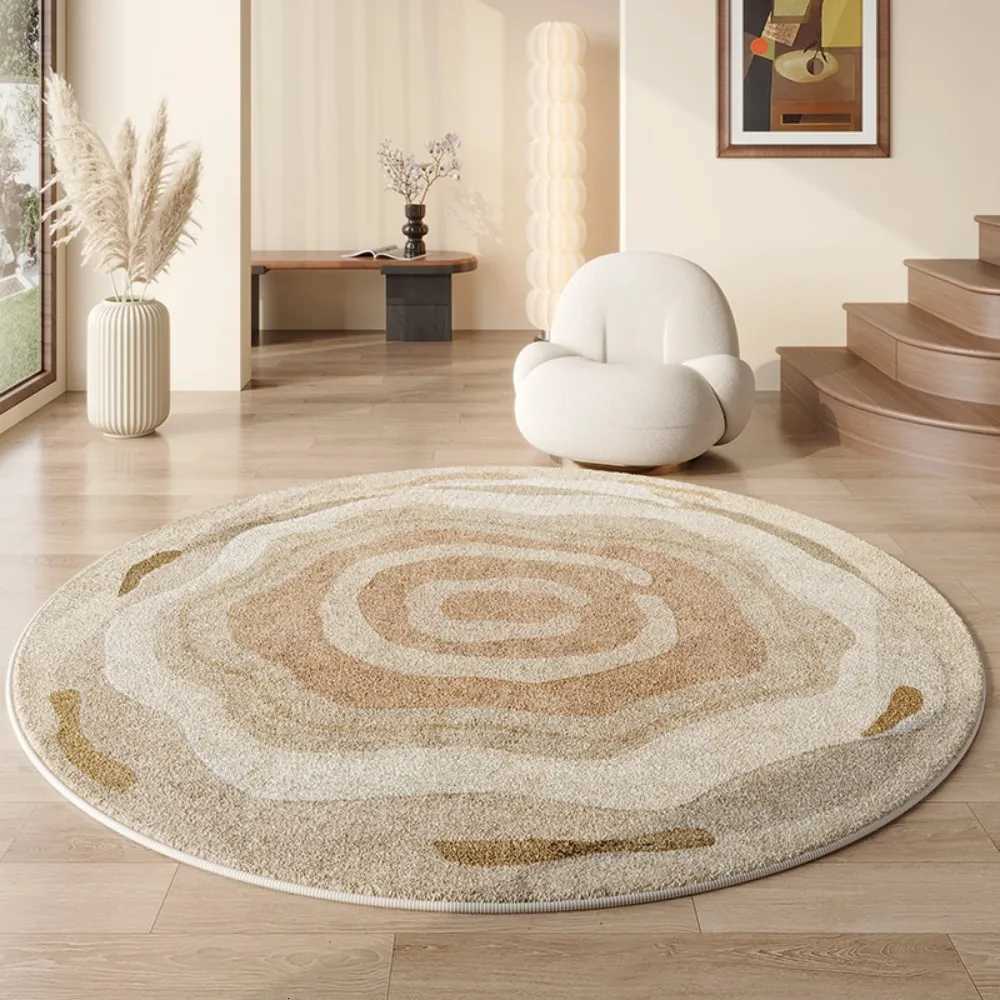 VIKAMA Round Ins Style Carpet Living Ro Bedro Window Carpet Non Slip Easy To Clean Colour Hundred He Decoration Y251216