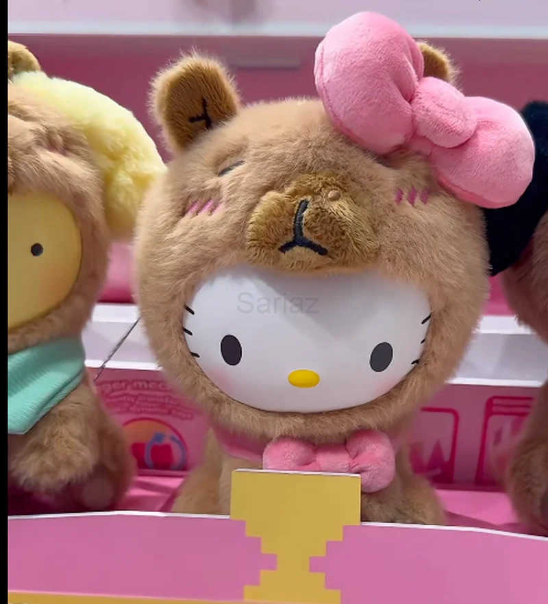 Sanrio Kuromi Kity My Melody Zen Capybara Series Plush Vinyl Blind Box Model Figurine Gift for girls H251217