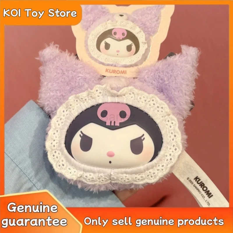 Sanrio New Authentic Family Velvet Bear Vinyl Pendant Blind Box Cute Trendy Hellokitty Toy Mystery Girl Birthday Christmas Mystery Gift H251217