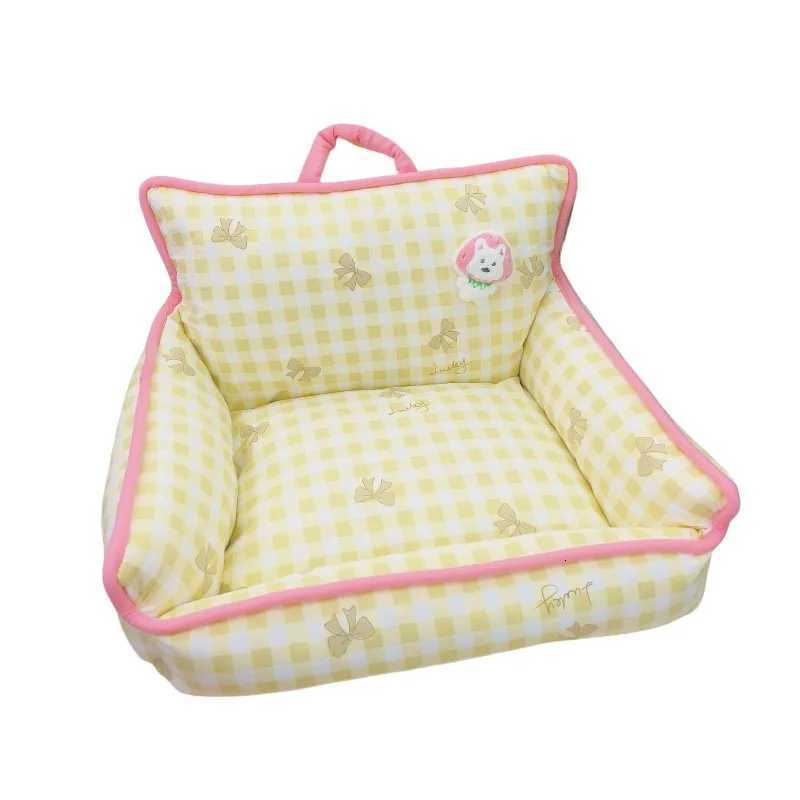 Pet Nest Dog Sofa Dog Nest Cat Nest Small Dog Cat Four Seasons Universal Thickened Pet Bed for Small Dogs M251217